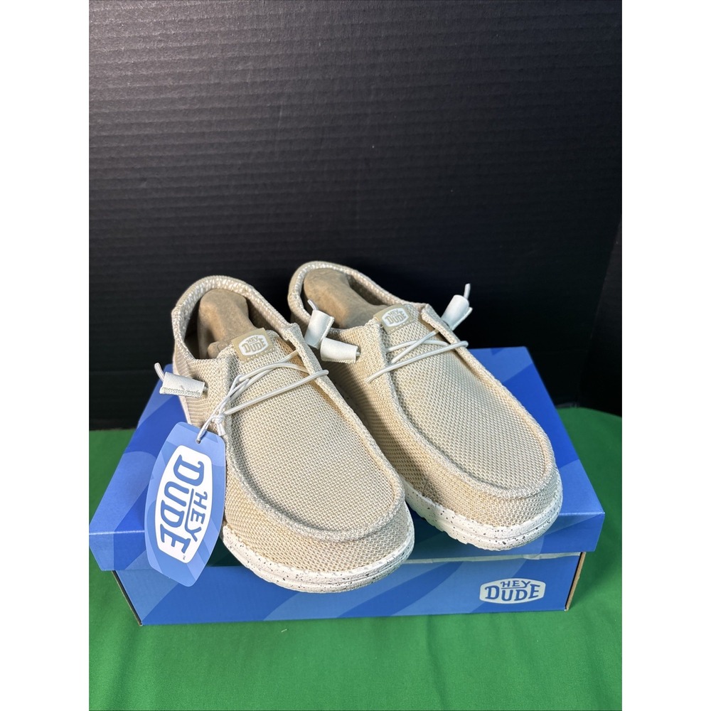 Hey Dude Womens Wendy Stretch Sox Slip-On Shoe Irish Cream 41878-0NG Size 7